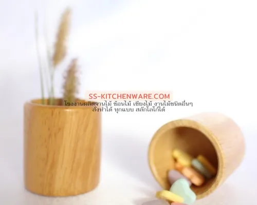 แก้วไม้แฮนด์เมด พรีเมียม แบบที่ 6