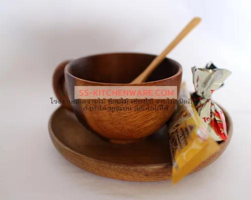 แก้วไม้แฮนด์เมด พรีเมียม แบบที่ 10