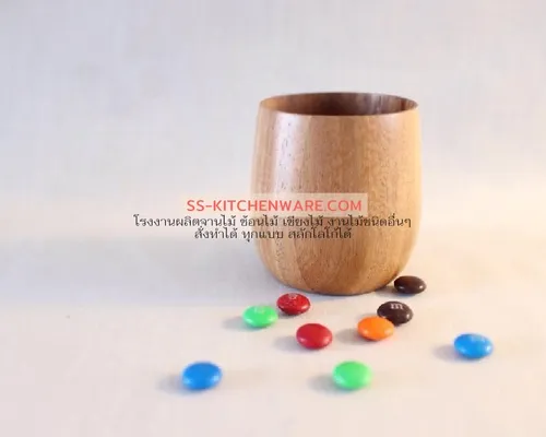 แก้วไม้แฮนด์เมด พรีเมียม แบบที่ 18