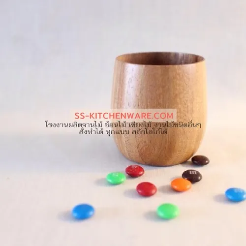 ปกสินค้า แก้วไม้ ถ้วยไม้ ราคาโรงงาน