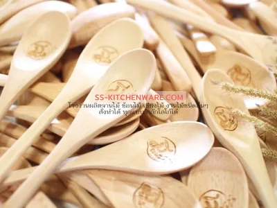ช้อนไม้ ช้อนส้อมไม้ แบบที่ 14