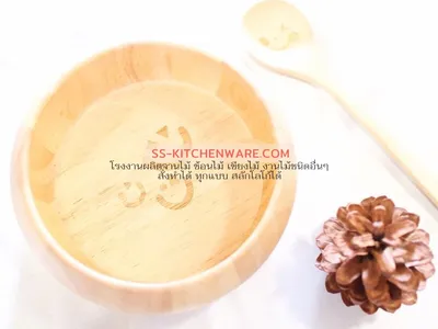 ช้อนไม้ ช้อนส้อมไม้ แบบที่ 15