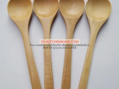 ช้อนไม้ ช้อนส้อมไม้ แบบที่ 18