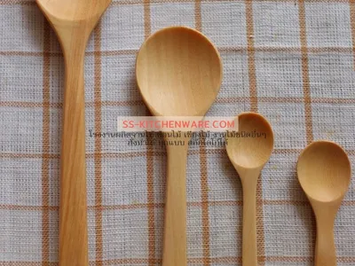 ช้อนไม้ ช้อนส้อมไม้ แบบที่ 22
