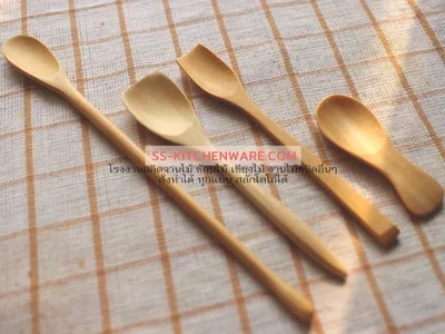 ช้อนไม้ ช้อนส้อมไม้ แบบที่ 25