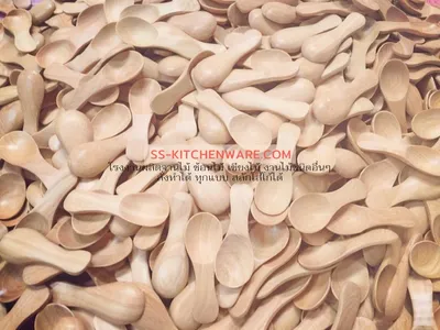 ช้อนไม้ ช้อนส้อมไม้ แบบที่ 49